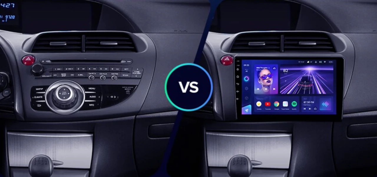 Navigatie Auto Teyes CC3 2K Honda Civic 8 2005-2012 4+64GB 9.5" QLED Octa-core 2Ghz, Android 4G Bluetooth 5.1 DSP [2]