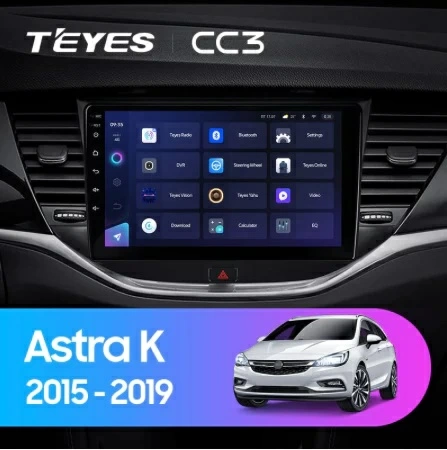 Navigatie Auto Teyes CC3 2K Opel Astra K 2015-2022 4+32GB 9.5" QLED Octa-core 2Ghz, Android 4G Bluetooth 5.1 DSP [1]