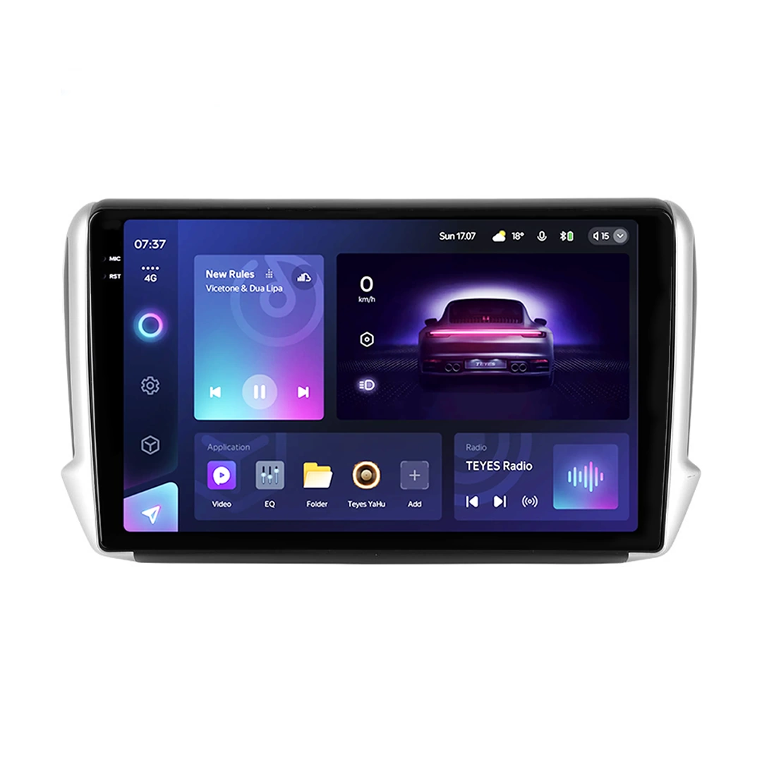 Navigatii Auto - Navigatie Auto Teyes CC3 2K Peugeot 2008 2013-2019 4+64GB 10.36" QLED Octa-core 2Ghz, Android 4G Bluetooth 5.1 DSP