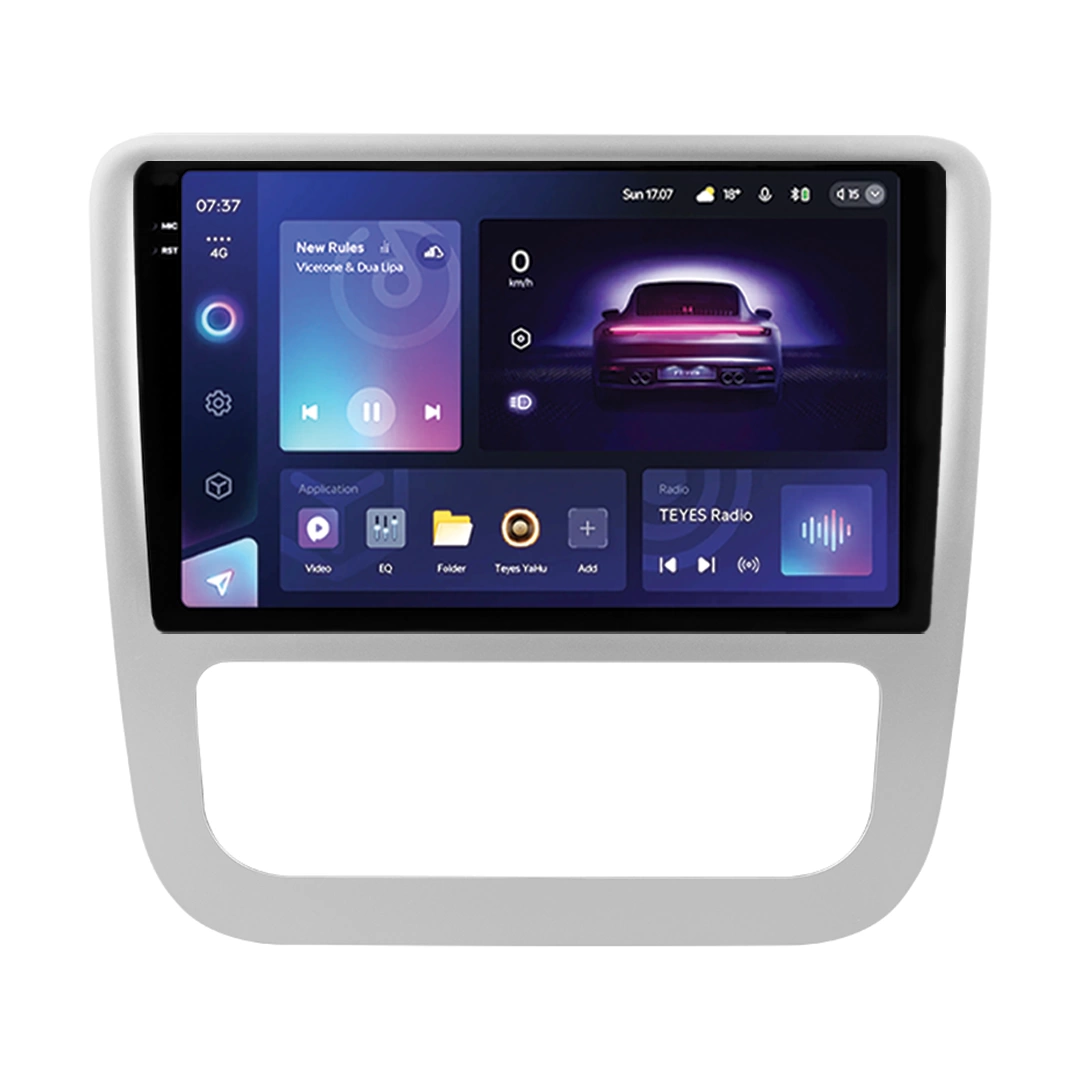 Navigatii Auto - Navigatie Auto Teyes CC3 2K Volkswagen Scirocco 2008-2017 6+128GB 9.5" QLED Octa-core 2Ghz Android 4G Bluetooth 5.1 DSP