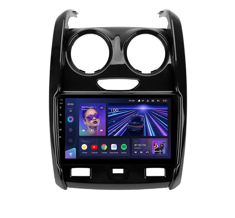 Navigatii Auto - Navigatie Auto Teyes CC3 360 Dacia Duster 1 2013-2017 6+128GB 9" QLED Octa-core 1.8Ghz Android 4G Bluetooth 5.1 DSP