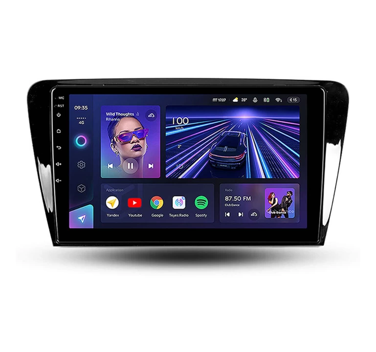 NAVIGATII SKODA - Navigatie Auto Teyes CC3 360° Skoda Octavia 3 2013-2018 6+128GB 10.2" QLED Octa-core 1.8Ghz, Android 4G Bluetooth 5.1 DSP