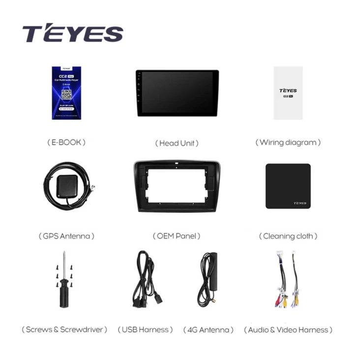 Navigatie Auto Teyes CC3 360° Skoda Superb 2 2008-2015 6+128GB 10.2" QLED Octa-core 1.8Ghz, Android 4G Bluetooth 5.1 DSP [7]
