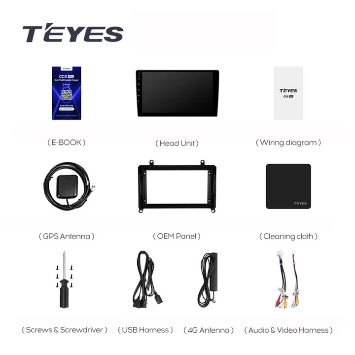 Navigatie Auto Teyes CC3 360° Toyota Hiace H300 6 2019-2022 6+128GB 9" QLED Octa-core 1.8Ghz, Android 4G Bluetooth 5.1 DSP [8]