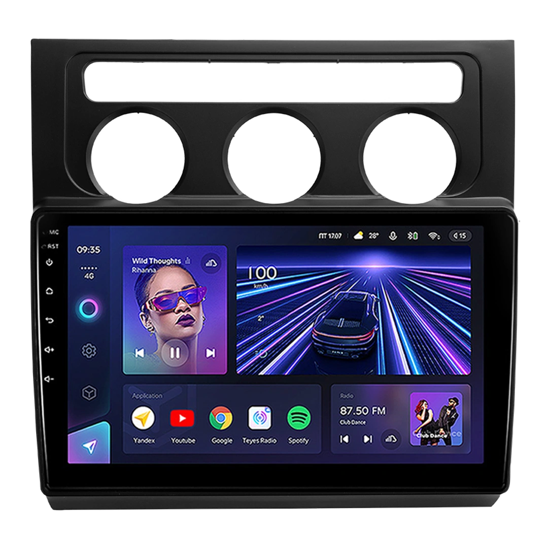 NAVIGATII VOLKSWAGEN - Navigatie Auto Teyes CC3 360° Volkswagen Touran 1 2003-2010 6+128GB 10.2" QLED Octa-core 1.8Ghz, Android 4G Bluetooth 5.1 DSP