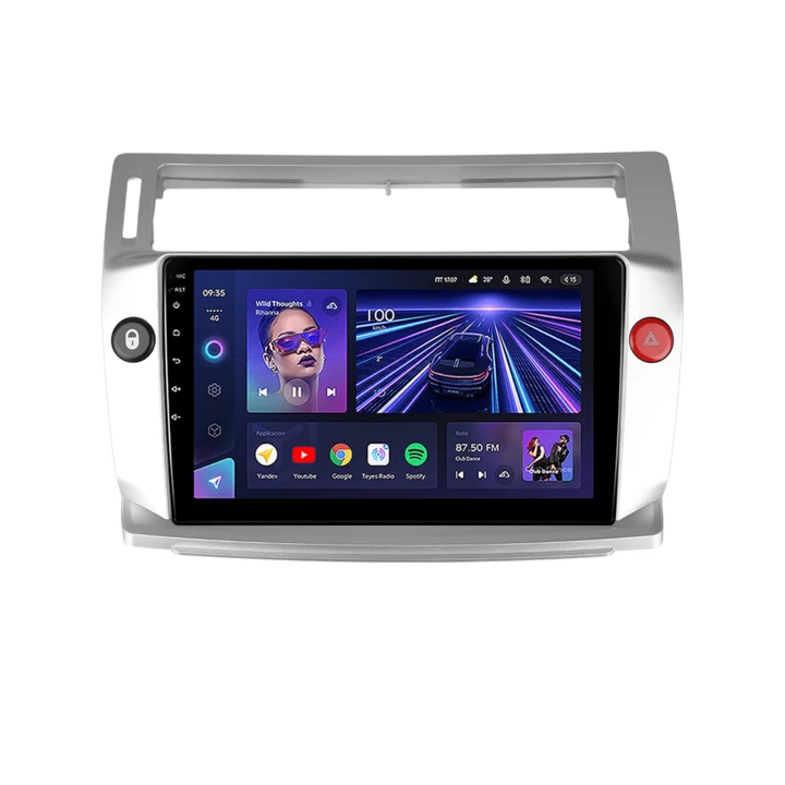 Navigatii Auto - Navigatie Auto Teyes CC3 Citroen C4 2004-2014 4+32GB 9" QLED Octa-core 1.8Ghz Android 4G Bluetooth 5.1 DSP