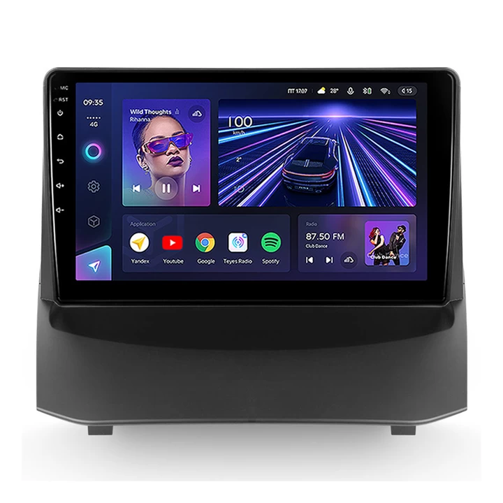 Navigatii - Navigatie Auto Teyes CC3 Ford Fiesta 6 2008-2019 4+32GB 9" QLED Octa-core 1.8Ghz Android 4G Bluetooth 5.1 DSP