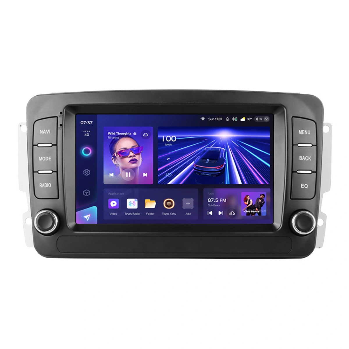 Import - Navigatie Auto Teyes CC3 Mercedes-Benz C Class W203 2004-2011 4+32GB 7" QLED Octa-core 1.8Ghz, Android 4G Bluetooth 5.1 DSP