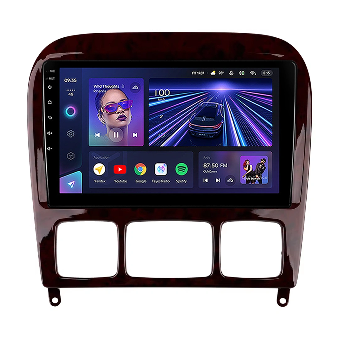 Navigatii Auto - Navigatie Auto Teyes CC3 Mercedes-Benz S Class W220 1998-2005 4+32GB 9" QLED Octa-core 1.8Ghz, Android 4G Bluetooth 5.1 DSP