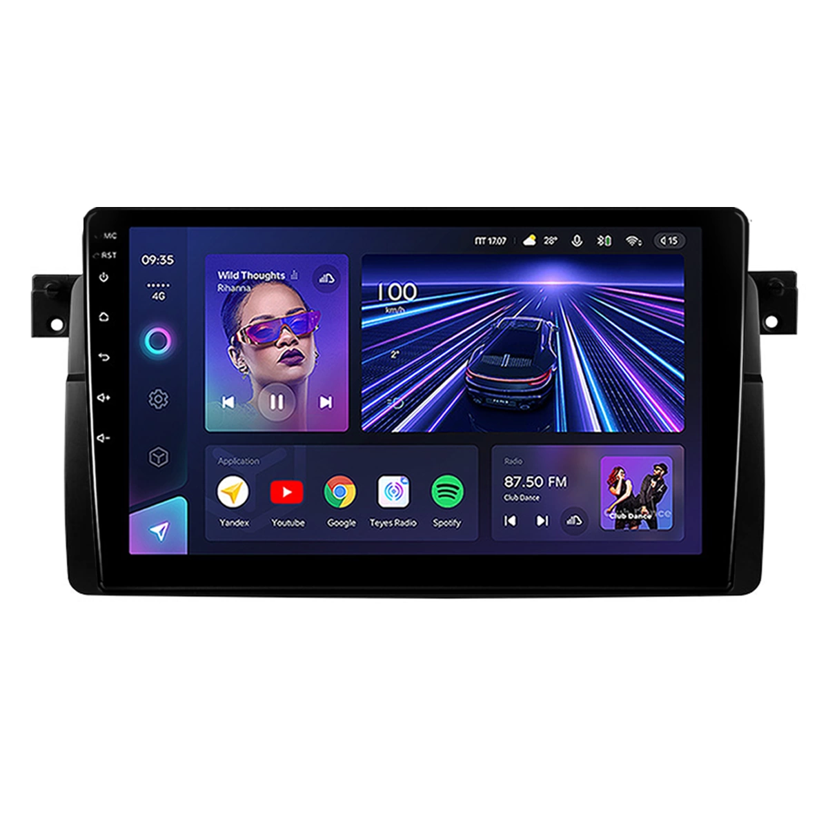 Navigatii Auto - Navigatie Auto Teyes CC3 Split BMW Seria 3 E46 1997-2006 4+32GB 9" QLED Octa-core 1.8Ghz, Android 4G Bluetooth 5.1 DSP