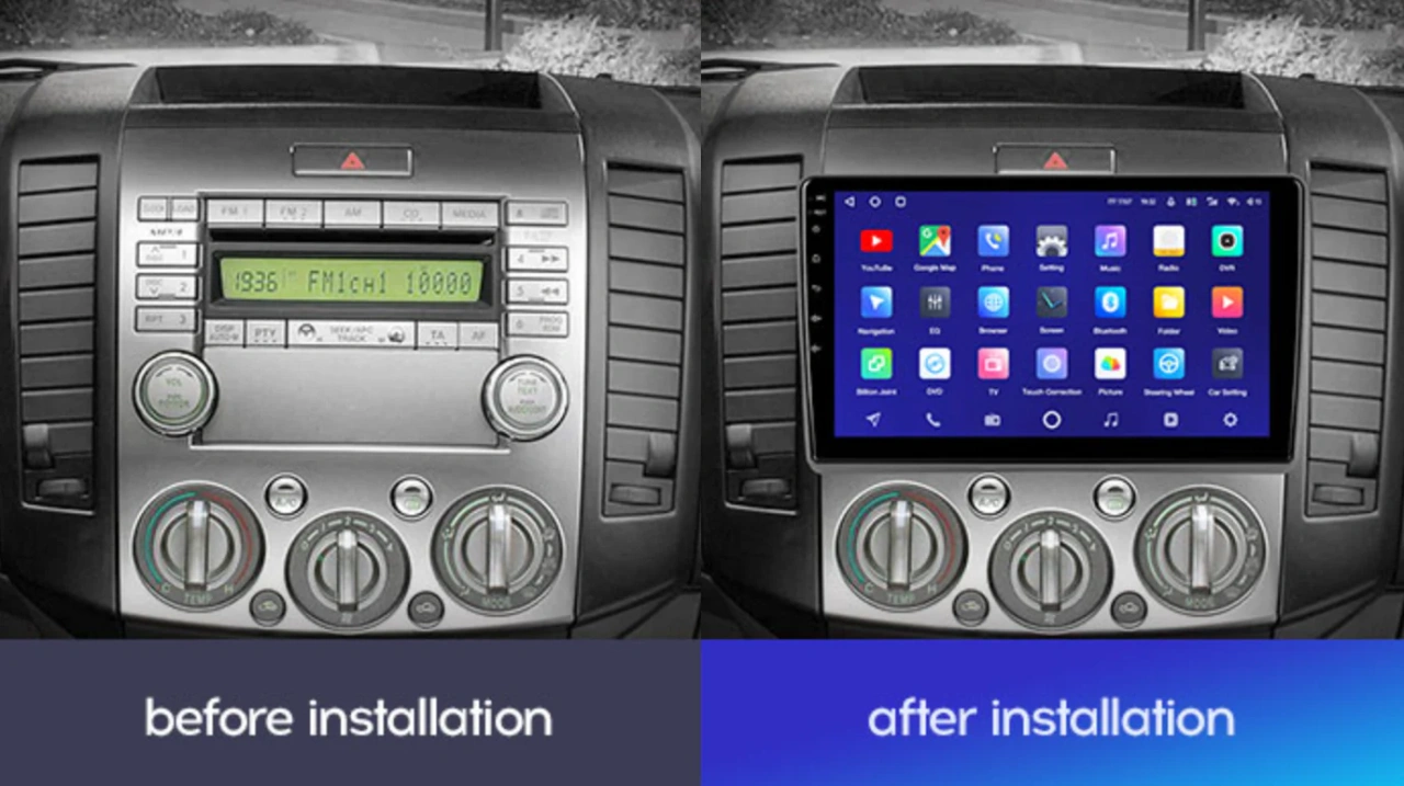 Navigatie Auto Teyes CC3 Split Mazda BT50 2006-2011 4+64GB 9" QLED Octa-core 1.8Ghz, Android 4G Bluetooth 5.1 DSP [2]