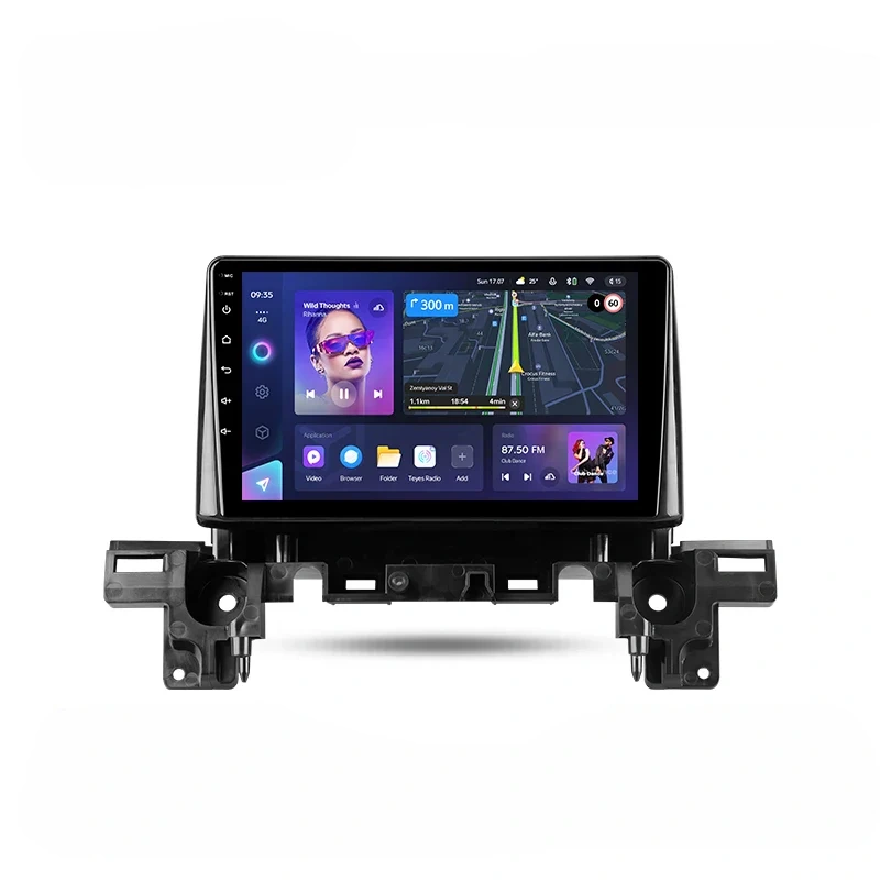 Import - Navigatie Auto Teyes CC3 Split Mazda CX-5 2017-2023 4+32GB 9" QLED Octa-core 1.8Ghz, Android 4G Bluetooth 5.1 DSP