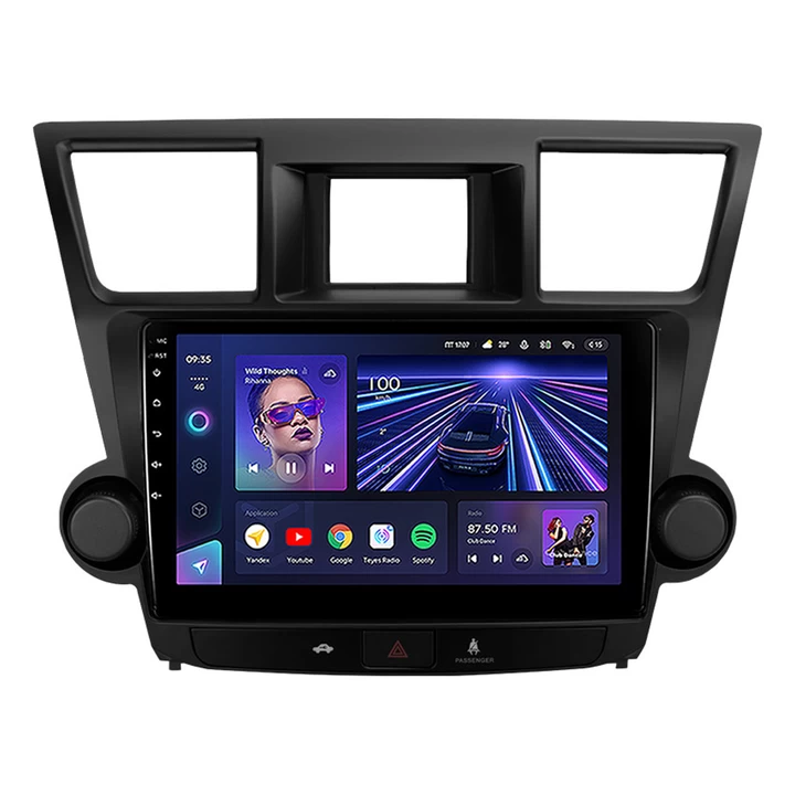 Navigatii Auto - Navigatie Auto Teyes CC3 Toyota Highlander 2 2007-2013 4+32GB 10.2" QLED Octa-core 1.8Ghz Android 4G Bluetooth 5.1 DSP
