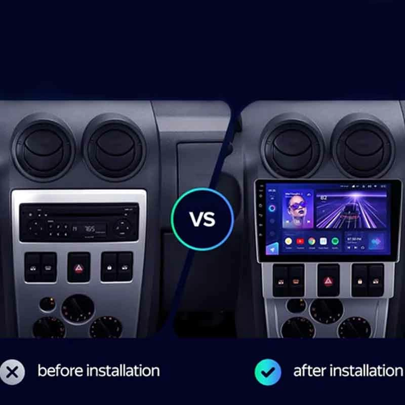 Navigatie Auto Teyes CC3L Dacia Logan 1 2004-2008 4+64GB 9" IPS Octa-core 1.6Ghz, Android 4G Bluetooth 5.1 DSP [2]