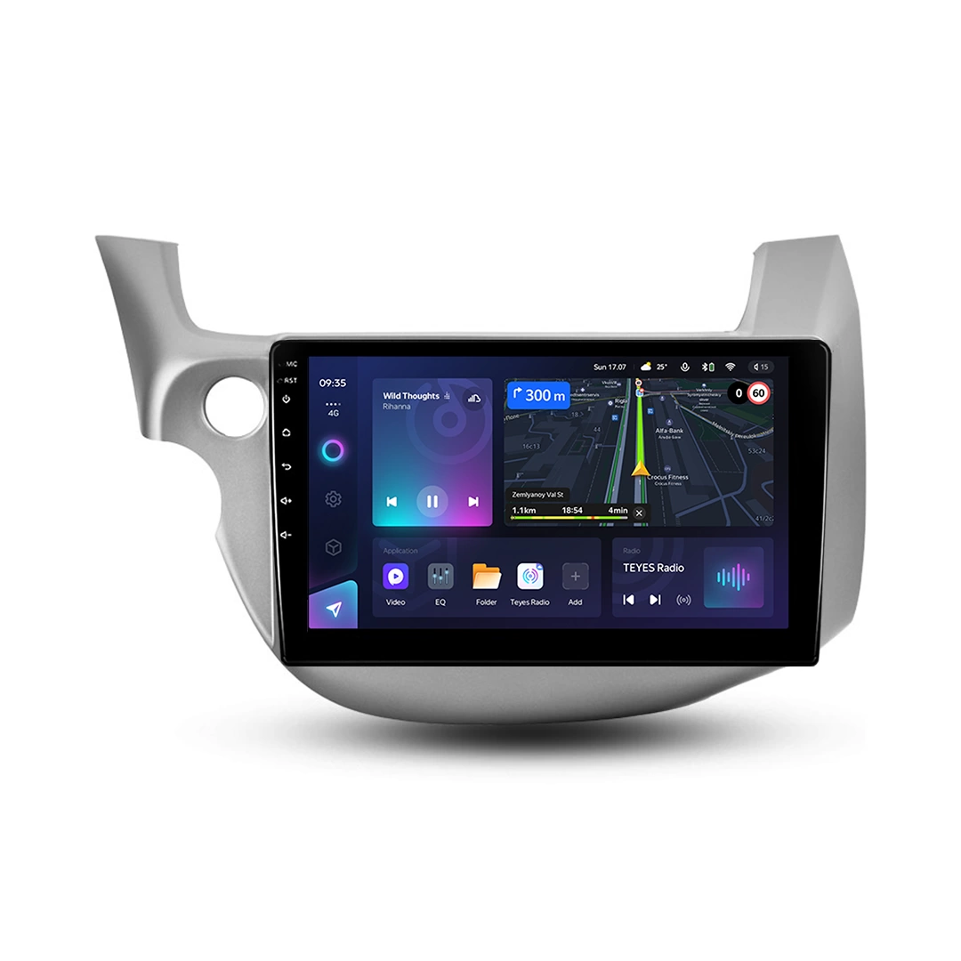 Navigatii Auto - Navigatie Auto Teyes CC3L Honda Jazz 2 2007-2014 4+32GB 10.2" IPS Octa-core 1.6Ghz, Android 4G Bluetooth 5.1 DSP