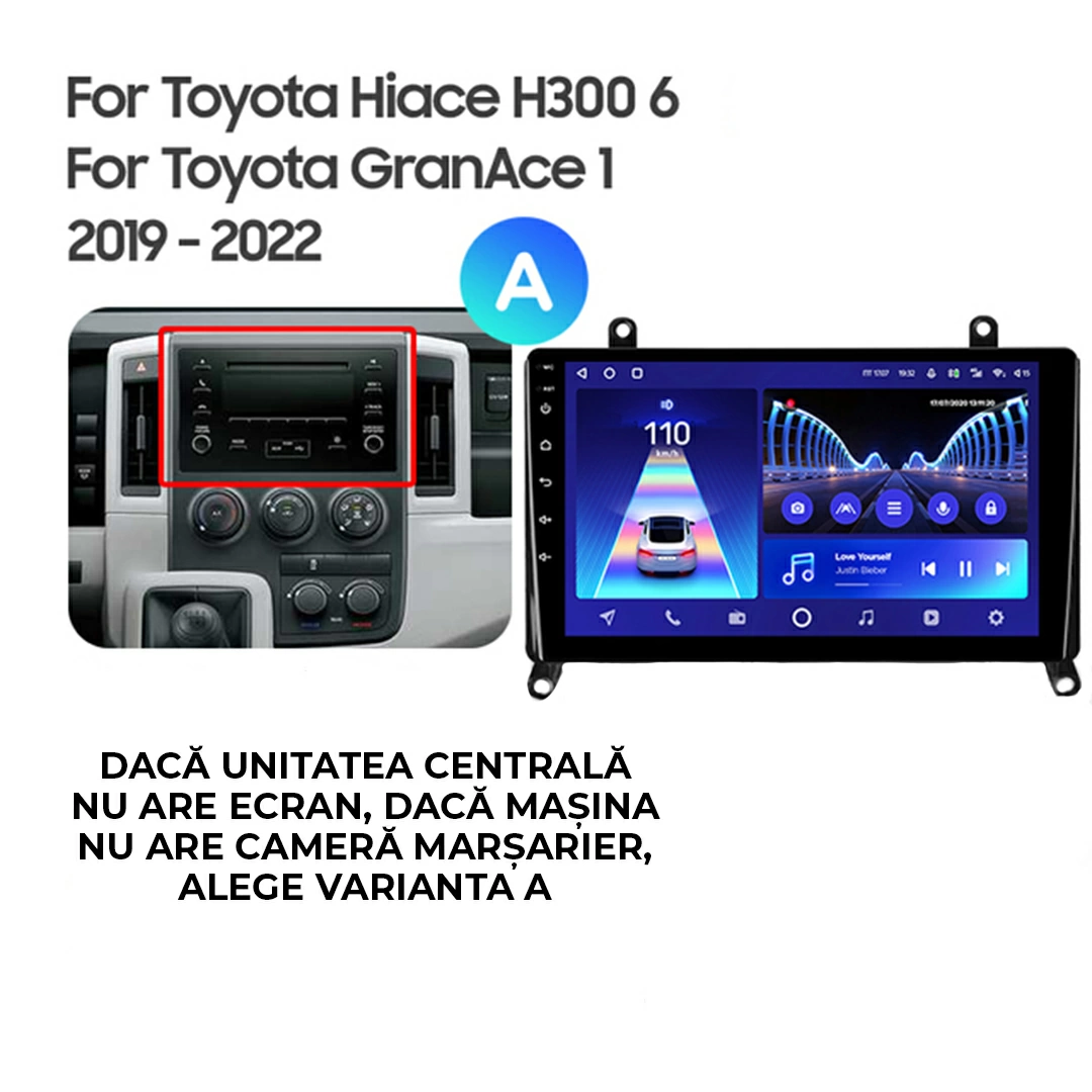 Navigatie Auto Teyes CC3L Toyota Hiace H300 6 2019-2022 4+32GB 9" IPS Octa-core 1.6Ghz, Android 4G Bluetooth 5.1 DSP [6]