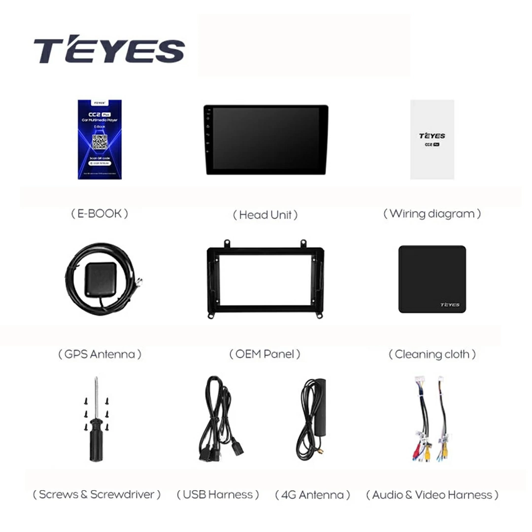 Navigatie Auto Teyes CC3L Toyota Hiace H300 6 2019-2022 4+32GB 9" IPS Octa-core 1.6Ghz, Android 4G Bluetooth 5.1 DSP [8]