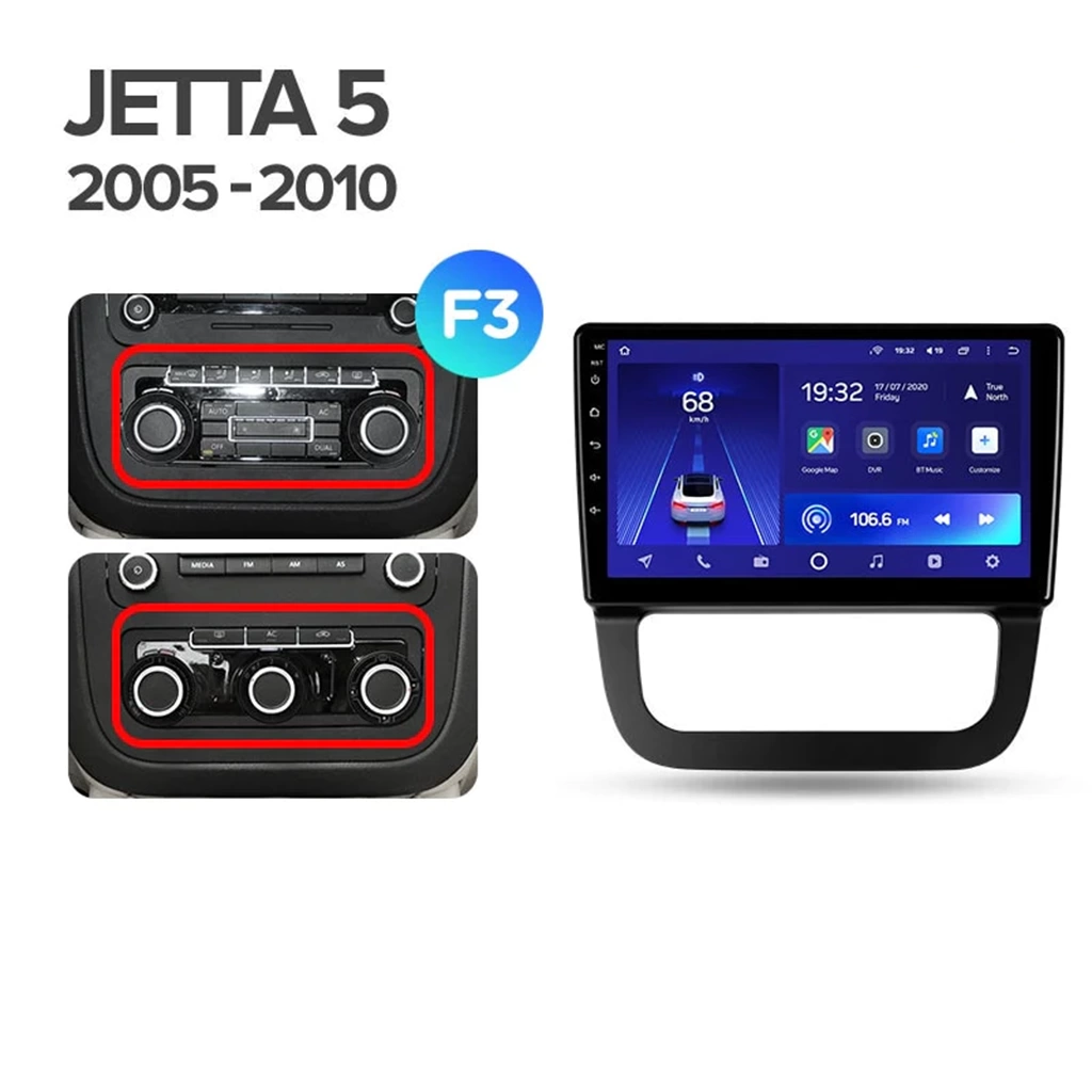 Navigatie Auto Teyes CC3L Volkswagen Golf 5 2005-2010 4+32GB 10.2" IPS Octa-core 1.6Ghz, Android 4G Bluetooth 5.1 DSP [8]