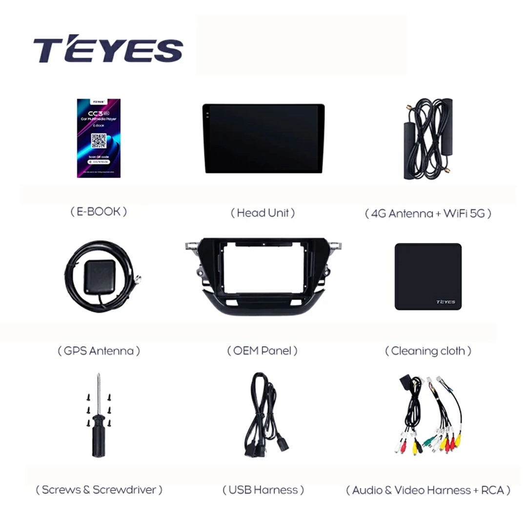 Navigatie Auto Teyes CC3L WiFi Opel Corsa F 2019-2023 2+32GB 9" IPS Quad-core 1.3Ghz, Android Bluetooth 5.1 DSP [5]