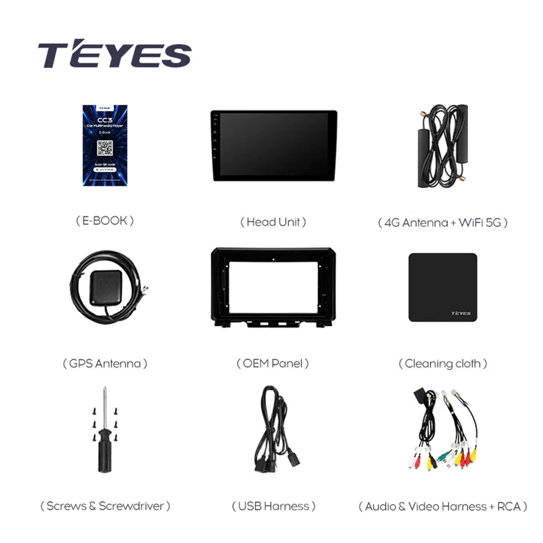 Navigatie Auto Teyes CC3L WiFi Suzuki Jimny 4 2018-2023 2+32GB 9" IPS Quad-core 1.3Ghz, Android Bluetooth 5.1 DSP [4]