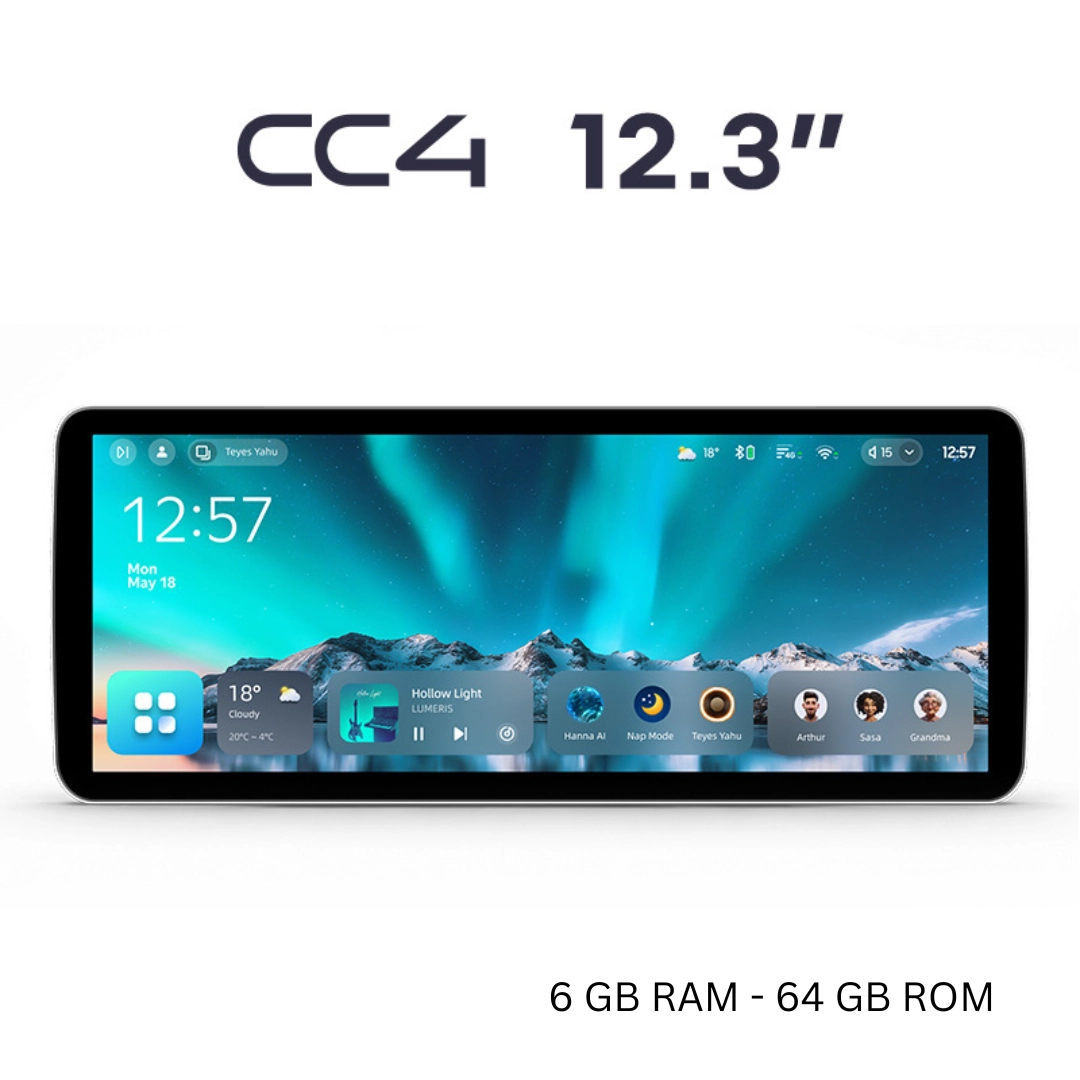 Navigatii Universale - Navigatie Auto Teyes CC4, 6GB RAM, 64GB, 12.3inch, CarPlay Wireless, Android Auto, 4G SIM, Bluetooth, Camera Marsarier Compatibila