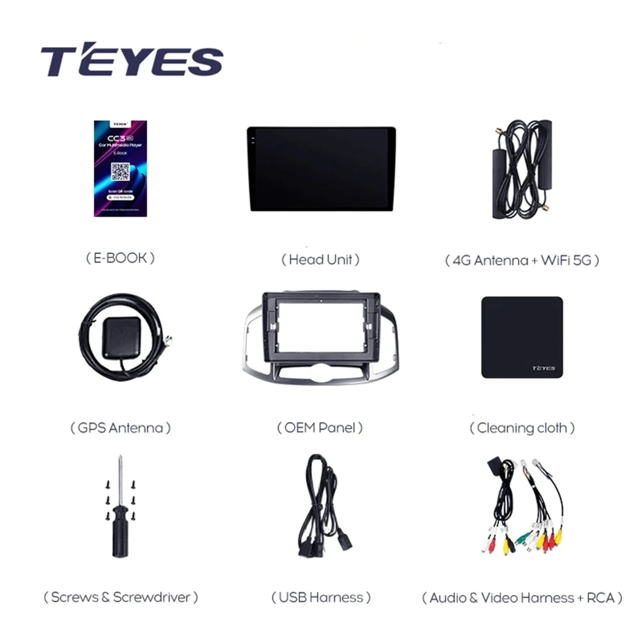 Navigatie Auto Teyes CC4 Chevrolet Captiva 2011-2016 8+128GB 10.36" QLED Octa-core 2.7Ghz, Android 4G Bluetooth 5.1 DSP [3]