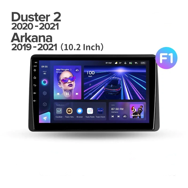 Navigatie Auto Teyes CC4 Dacia Duster 2 2018-2021 8+128GB 10.36" QLED Octa-core 2.7Ghz, Android 4G Bluetooth 5.1 DSP [3]