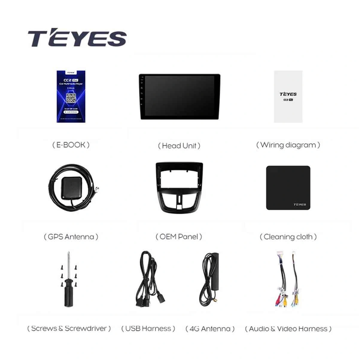 Navigatie Auto Teyes CC4 Peugeot 207 2006-2015 6+64GB 9.5" QLED Octa-core 2.7Ghz, Android 4G Bluetooth 5.1 DSP [1]