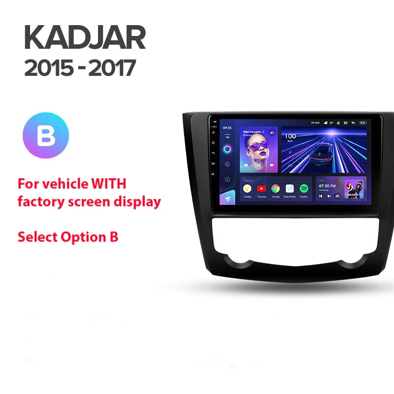 Navigatie Auto Teyes CC4 Renault Kadjar 2015-2017 6+64GB 9.5" QLED Octa-core 2.7Ghz, Android 4G Bluetooth 5.1 DSP [4]