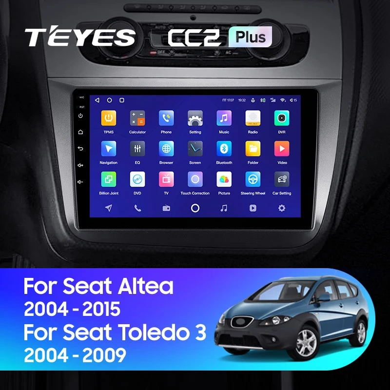 Navigatie Auto Teyes CC4 Seat Altea 5P 2004-2015 6+128GB 9.5" QLED Octa-core 2.7Ghz, Android 4G Bluetooth 5.1 DSP [1]