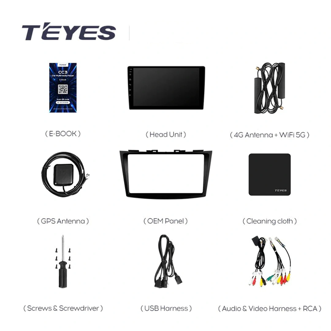 Navigatie Auto Teyes CC4 Suzuki Swift 4 2011-2017 6+128GB 9.5" QLED Octa-core 2.7Ghz, Android 4G Bluetooth 5.1 DSP [3]