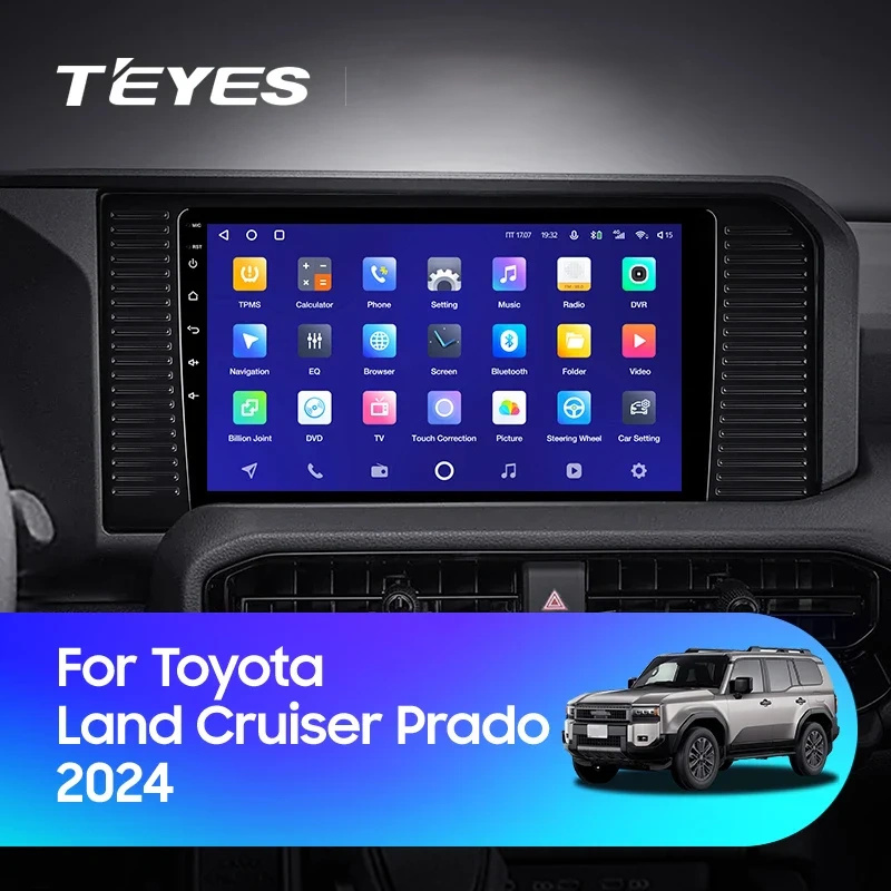 Navigatie Auto Teyes CC4 Toyota Land Cruiser Prado J250 2024-2025 8+128GB 10.36" QLED Octa-core 2.7Ghz, Android 4G Bluetooth 5.1 DSP [1]