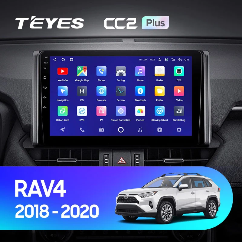 NAVIGATII TOYOTA - Navigatie Auto Teyes CC4 Toyota RAV4 XA50 2019-2023 6+64GB 9.5" QLED Octa-core 2.7Ghz, Android 4G Bluetooth 5.1 DSP