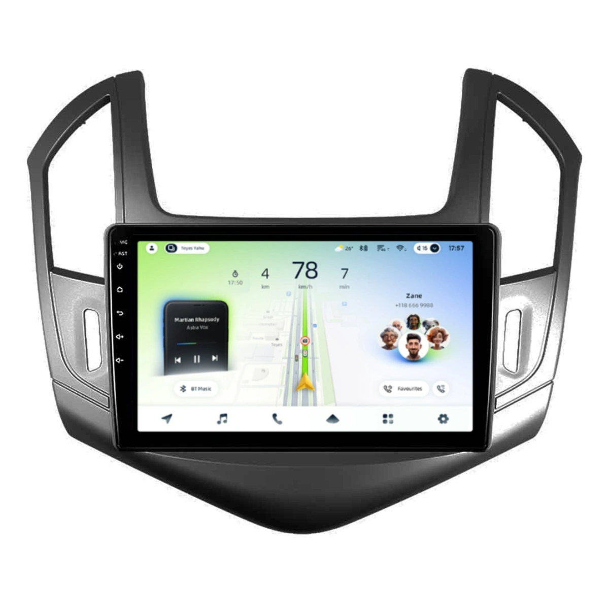 NAVIGATII CHEVROLET - Navigatie Auto Teyes CC4L Chevrolet Cruze J308 2012-2015 6+64GB 9" QLED Qualcomm 2Ghz, Android 4G Bluetooth 5.1 DSP