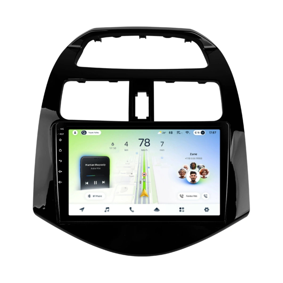 NAVIGATII CHEVROLET - Navigatie Auto Teyes CC4L Chevrolet Spark M300 2009-2016 6+64GB 9" QLED Qualcomm 2Ghz, Android 4G Bluetooth 5.1 DSP