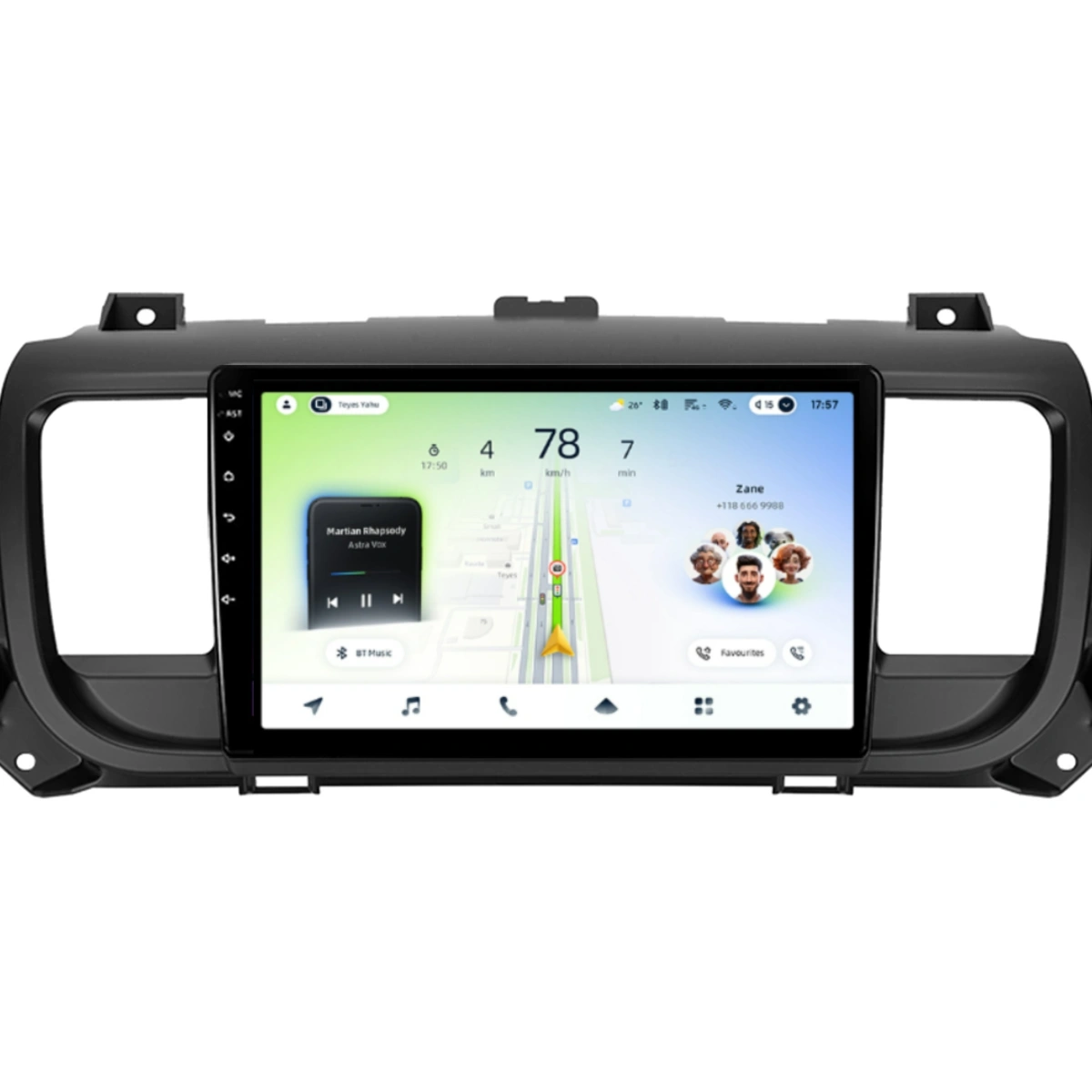 NAVIGATII CITROEN - Navigatie Auto Teyes CC4L Citroen SpaceTourer 1 2016-2021 6+64GB 9" QLED Qualcomm 2Ghz, Android 4G Bluetooth 5.1 DSP