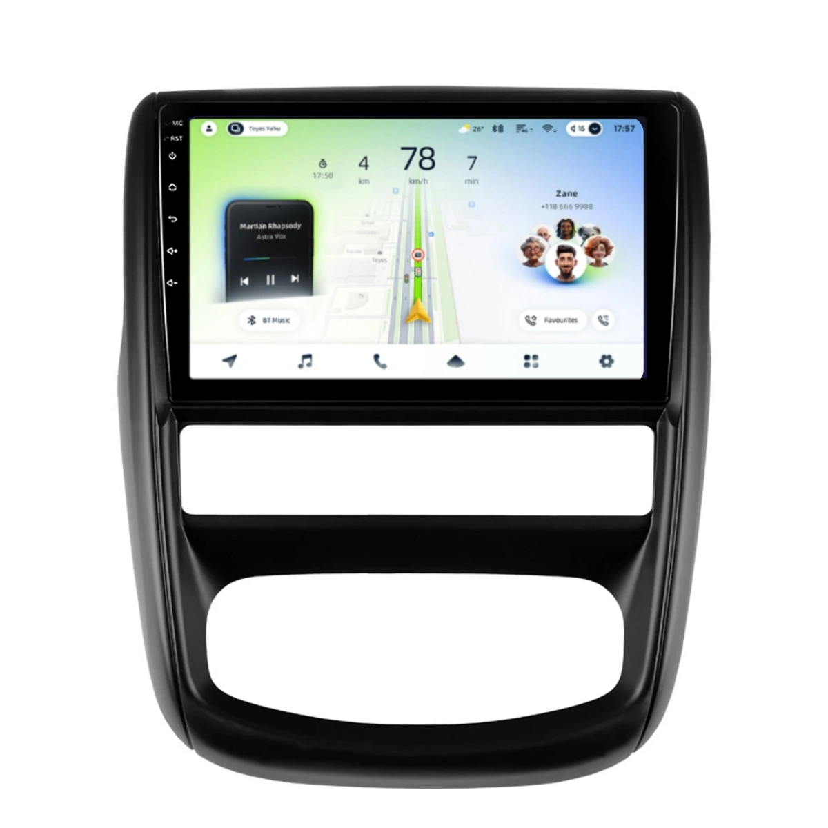 NAVIGATII DACIA - Navigatie Auto Teyes CC4L Dacia Duster 1 2010-2013 6+64GB 9" QLED Qualcomm 2Ghz, Android 4G Bluetooth 5.1 DSP