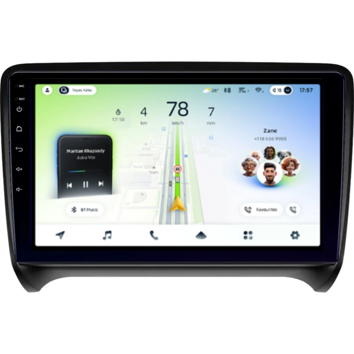 NAVIGATII AUDI - Navigatie Auto Teyes CC4L DTS Audi TT 8J 2006-2014 6+64GB 9" QLED Qualcomm 2Ghz, Android 4G Bluetooth 5.1 DSP