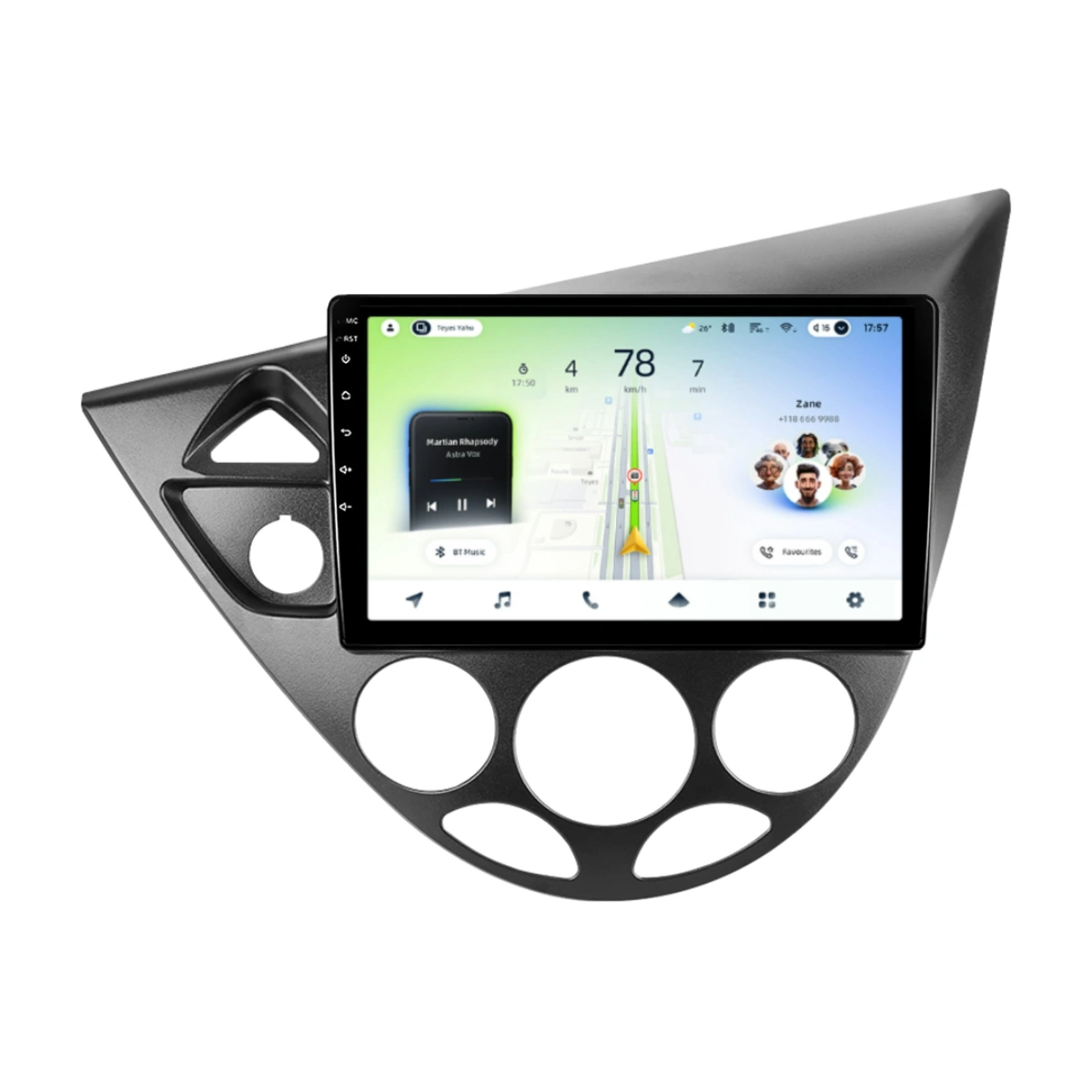 NAVIGATII FORD - Navigatie Auto Teyes CC4L Ford Focus 1 1998-2005 6+64GB 9" QLED Qualcomm 2Ghz, Android 4G Bluetooth 5.1 DSP
