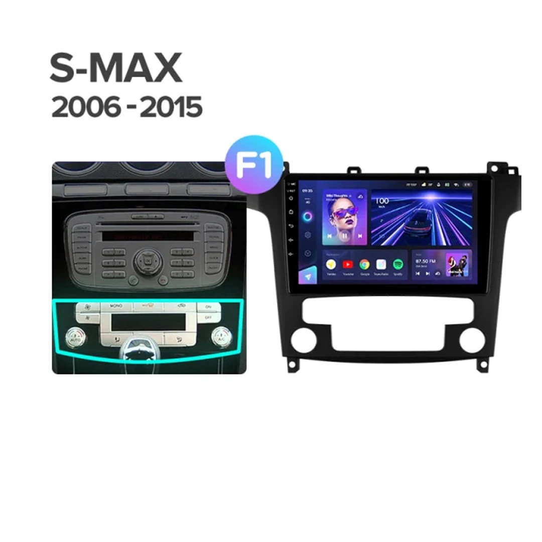 Navigatie Auto Teyes CC4L Ford S-MAX 2006-2015 6+64GB 9" QLED Qualcomm 2Ghz, Android 4G Bluetooth 5.1 DSP [1]