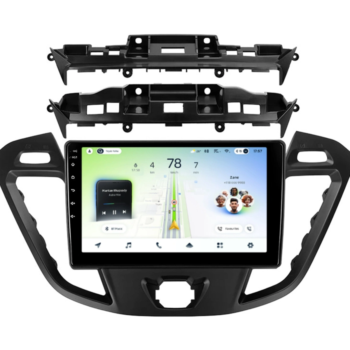 NAVIGATII FORD - Navigatie Auto Teyes CC4L Ford Tourneo Custom 2012-2023 6+64GB 9" QLED Qualcomm 2Ghz, Android 4G Bluetooth 5.1 DSP