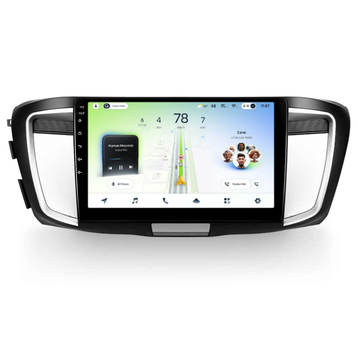 NAVIGATII HONDA - Navigatie Auto Teyes CC4L Honda Accord 9 2012-2018 6+64GB 10.2" QLED Qualcomm 2Ghz, Android 4G Bluetooth 5.1 DSP