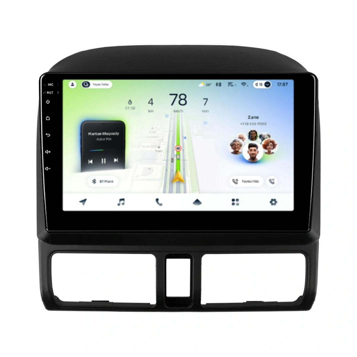 NAVIGATII HONDA - Navigatie Auto Teyes CC4L Honda CR-V 2 2001-2006 6+64GB 9" QLED Qualcomm 2Ghz, Android 4G Bluetooth 5.1 DSP