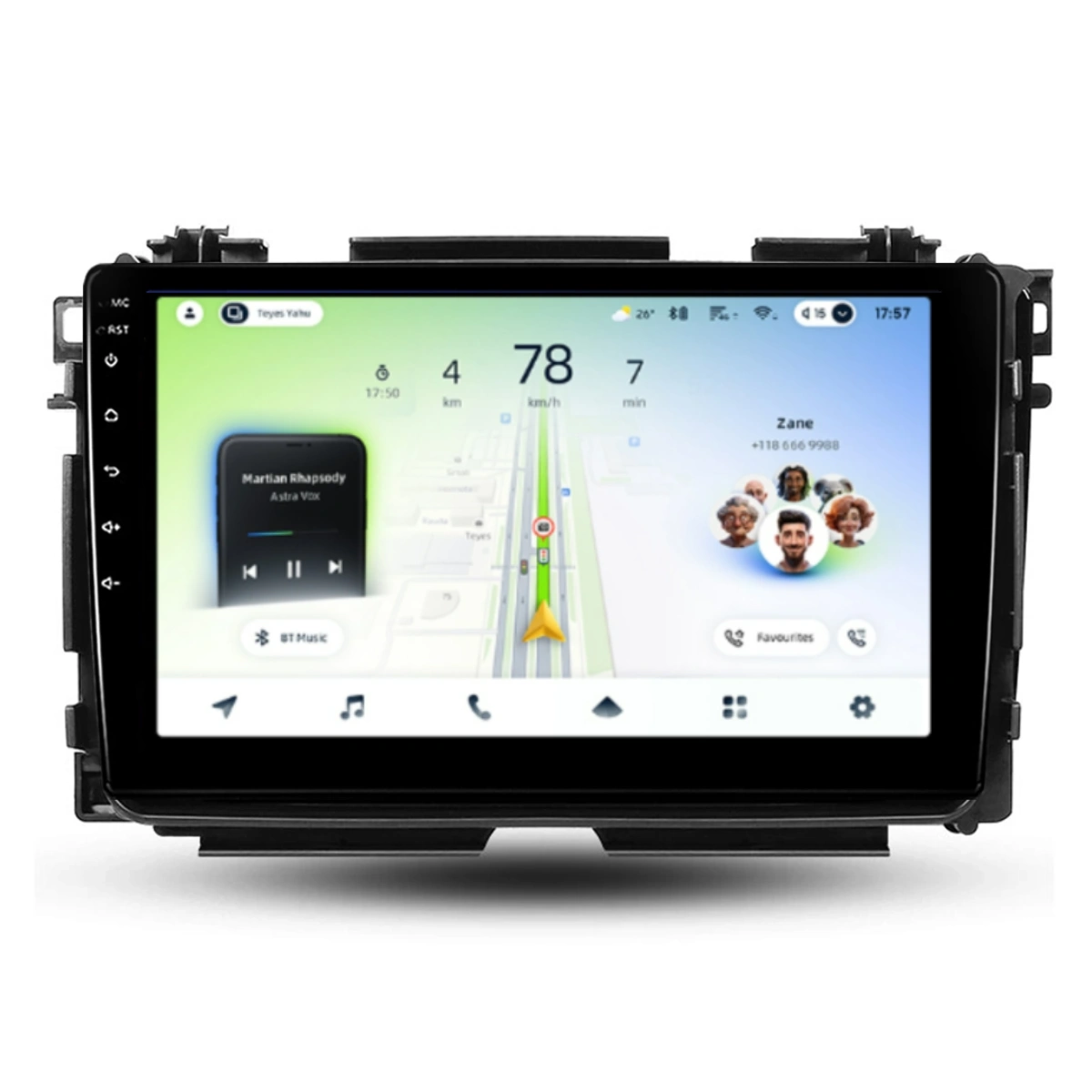NAVIGATII HONDA - Navigatie Auto Teyes CC4L Honda HR-V 2015-2022 6+64GB 9" QLED Qualcomm 2Ghz, Android 4G Bluetooth 5.1 DSP