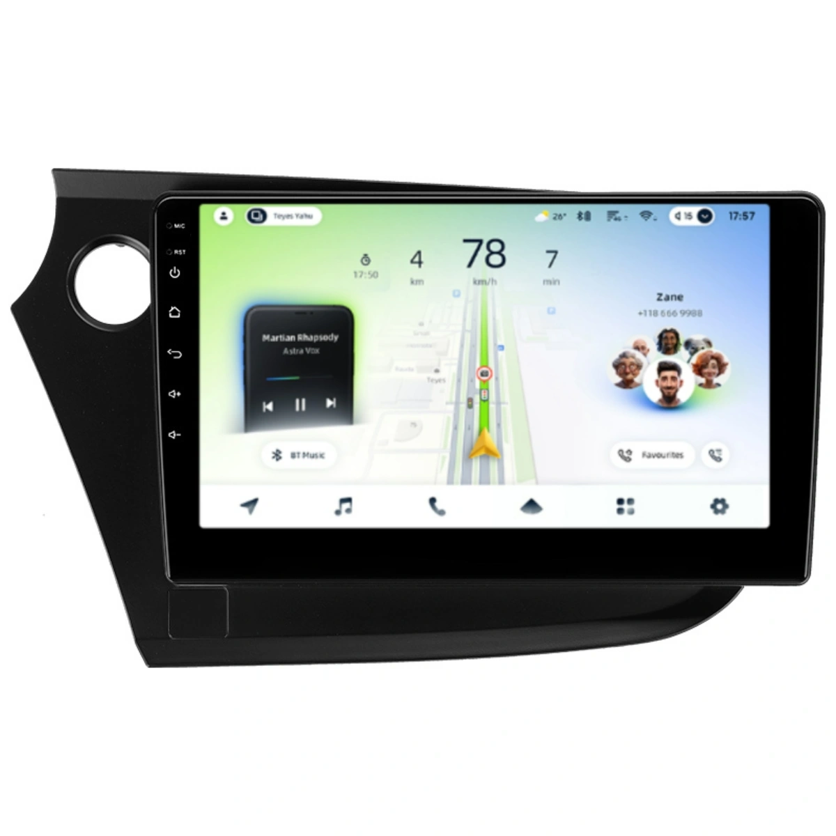 NAVIGATII HONDA - Navigatie Auto Teyes CC4L Honda Insight 2009-2014 6+64GB 9" QLED Qualcomm 2Ghz, Android 4G Bluetooth 5.1 DSP