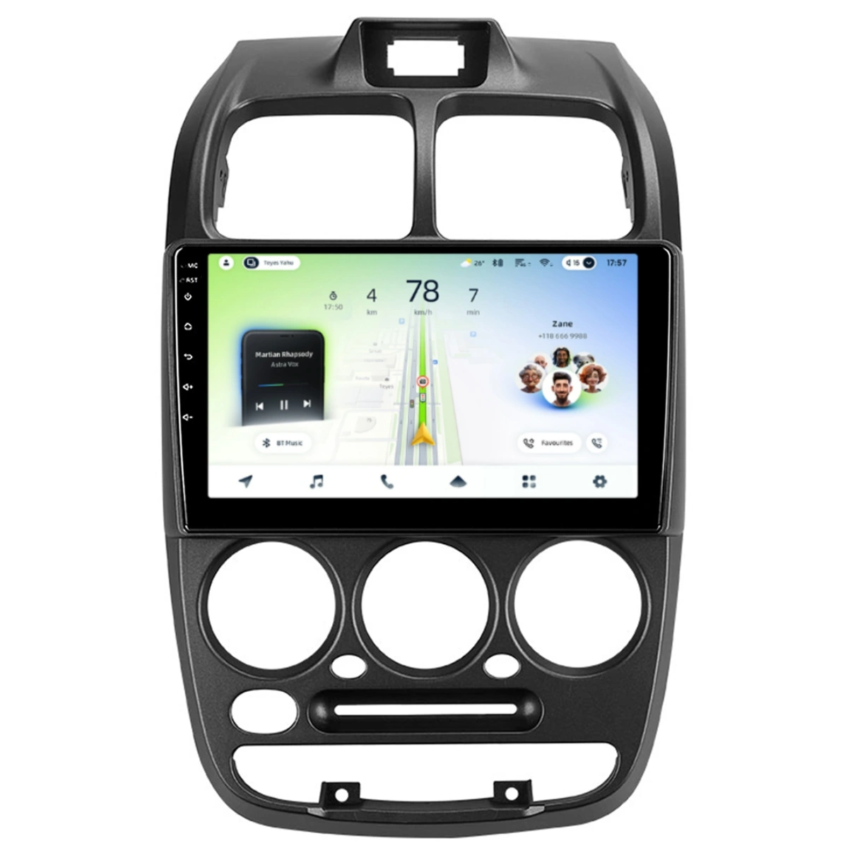 NAVIGATII HYUNDAI - Navigatie Auto Teyes CC4L Hyundai Accent 2 1999-2012 6+64GB 9" QLED Qualcomm 2Ghz, Android 4G Bluetooth 5.1 DSP
