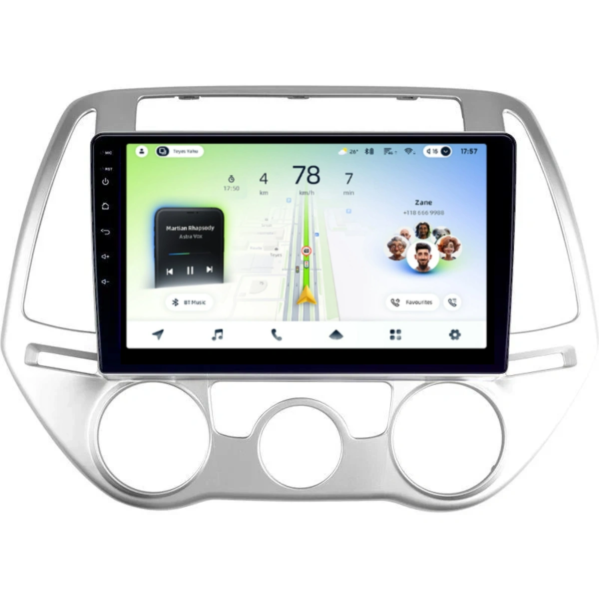 Soundhouse - Navigatie Auto Teyes CC4L Hyundai i10 2013-2016 6+64GB 10.2" QLED Qualcomm 2Ghz, Android 4G Bluetooth 5.1 DSP