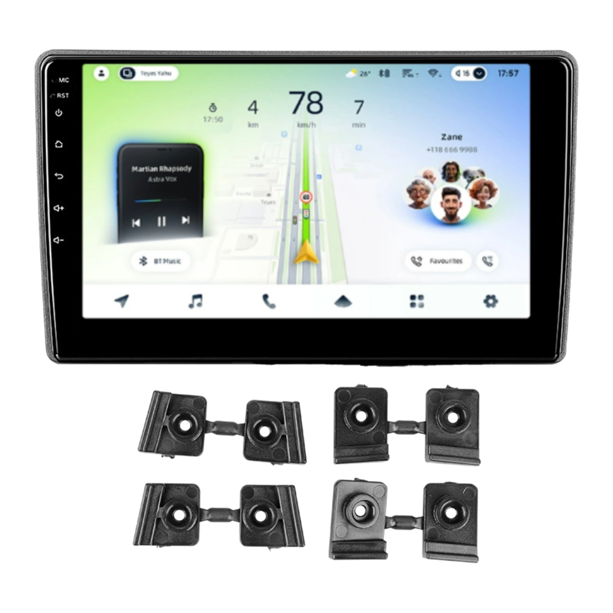 NAVIGATII HYUNDAI - Navigatie Auto Teyes CC4L Hyundai i40 2011-2019 6+64GB 9" QLED Qualcomm 2Ghz, Android 4G Bluetooth 5.1 DSP