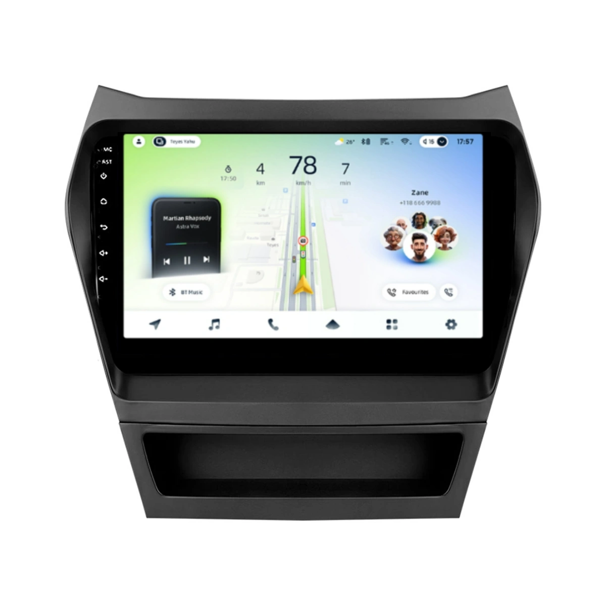 NAVIGATII HYUNDAI - Navigatie Auto Teyes CC4L Hyundai Santa Fe 3 2013-2018 6+64GB 9" QLED Qualcomm 2Ghz, Android 4G Bluetooth 5.1 DSP