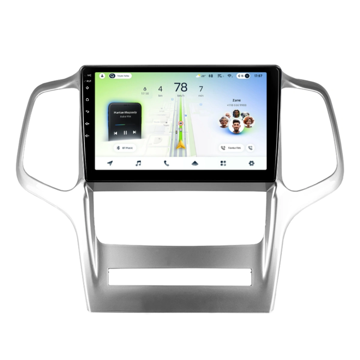 NAVIGATII JEEP - Navigatie Auto Teyes CC4L Jeep Grand Cherokee 2 2010-2013 6+64GB 9" QLED Qualcomm 2Ghz, Android 4G Bluetooth 5.1 DSP